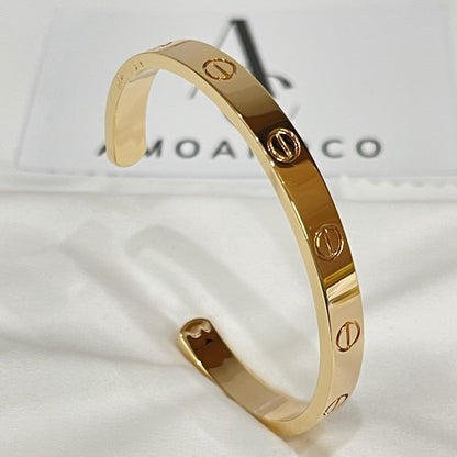 [⭐Novea]LOVE BRACELET 6.1MM OPEN CUFF