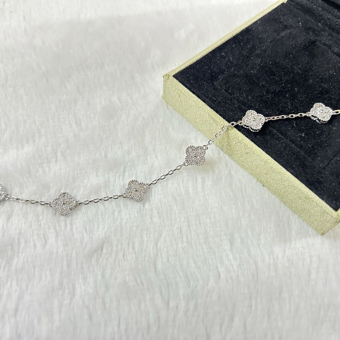 [⭐Novea]CLOVER 6 MOTIF DIAMOND BRACELET