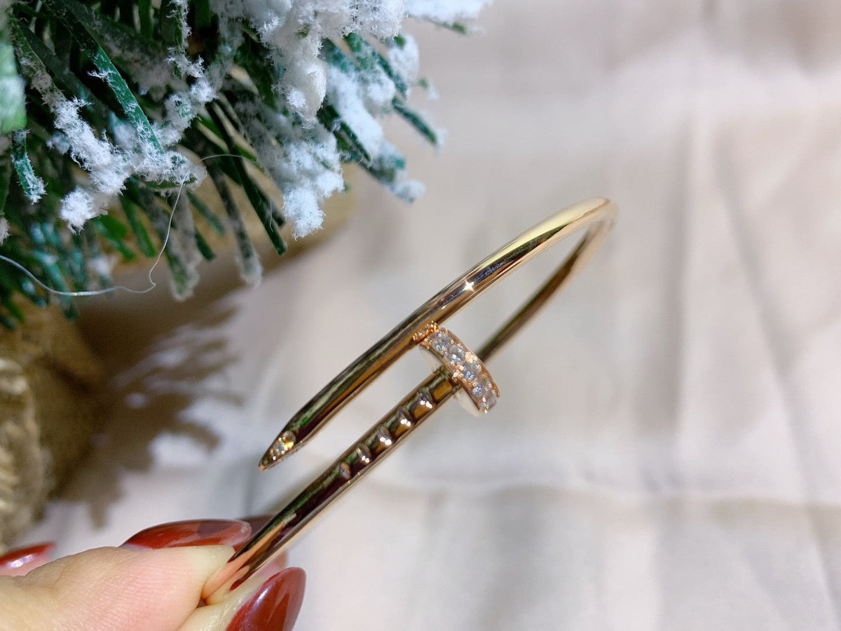 [⭐Novea]JUSTE BRACELET 2.5MM DIAMONDS