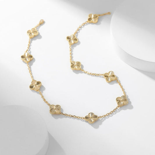 [⭐Novea]CLOVER 10 MOTIFS LASER NECKLACE