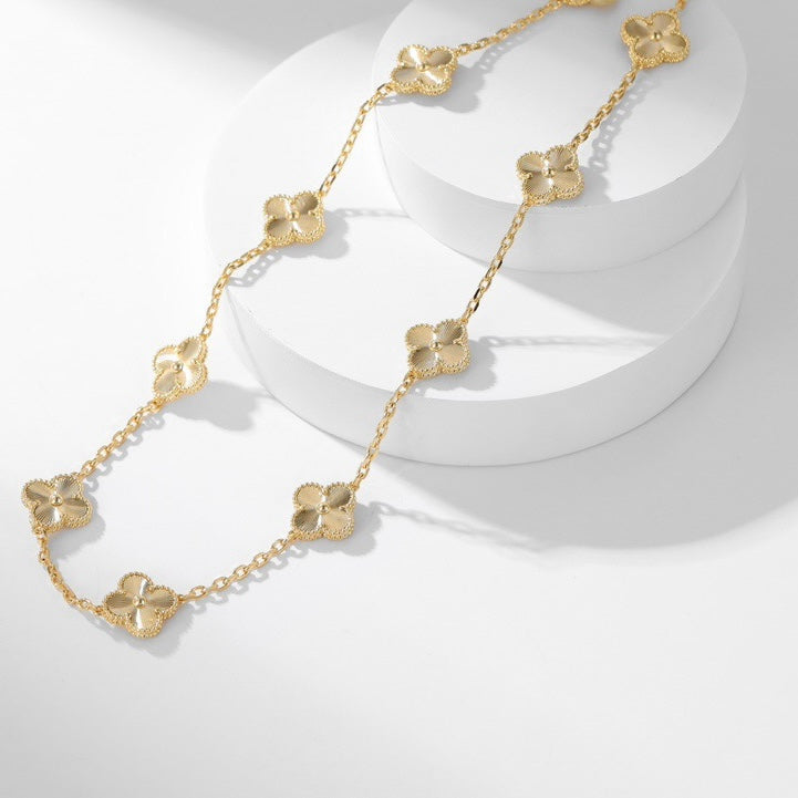 [⭐Novea]CLOVER 10 MOTIFS LASER NECKLACE