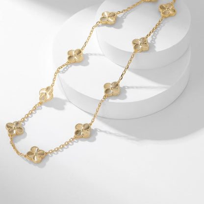 [⭐Novea]CLOVER 10 MOTIFS LASER NECKLACE