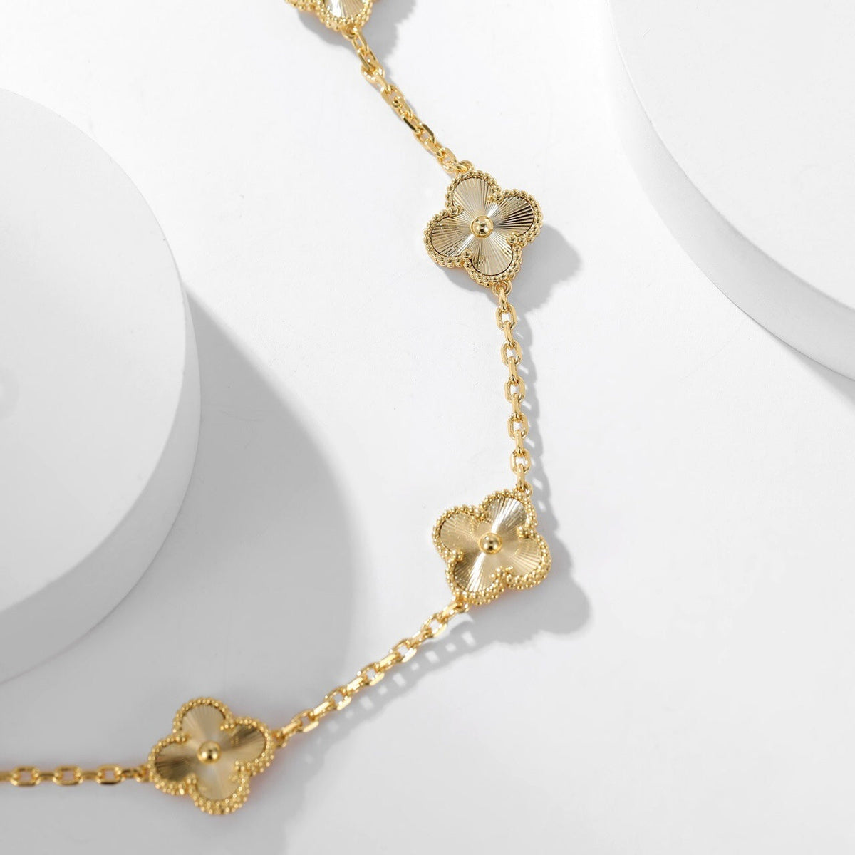 [⭐Novea]CLOVER 10 MOTIFS LASER NECKLACE