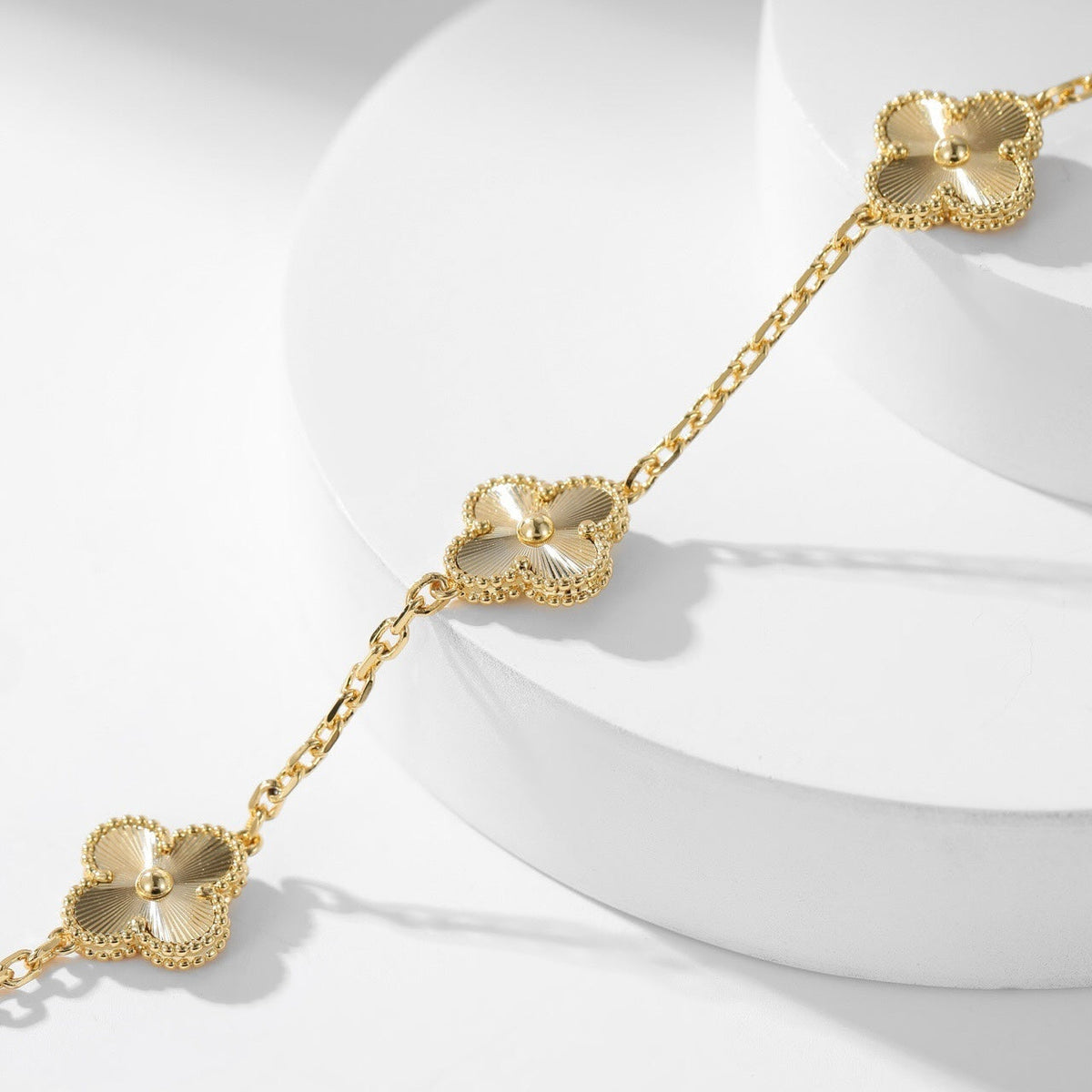 [⭐Novea]CLOVER 10 MOTIFS LASER NECKLACE