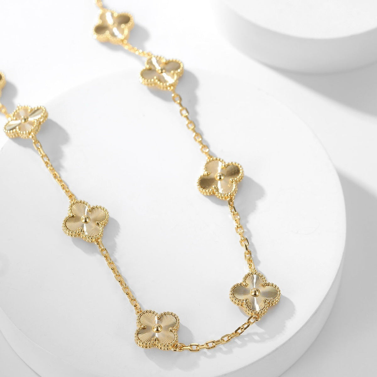 [⭐Novea]CLOVER 10 MOTIFS LASER NECKLACE