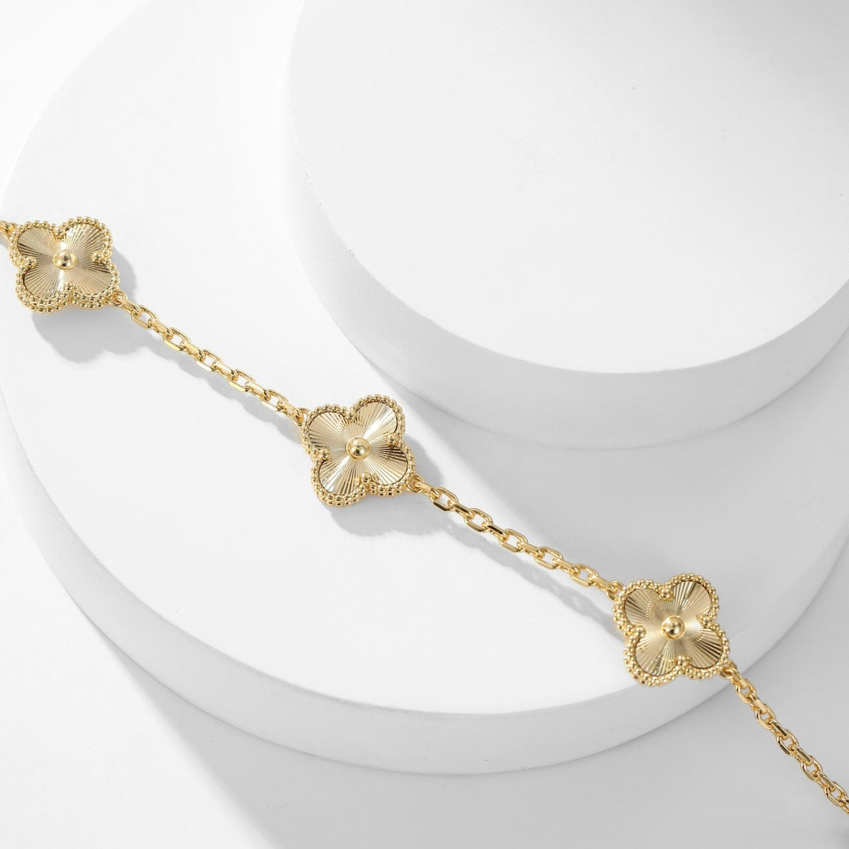 [⭐Novea]CLOVER 10 MOTIFS LASER NECKLACE