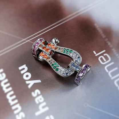 [⭐Novea]FORCE LARGE HORSESHOE CLASP  METAL BRACELET