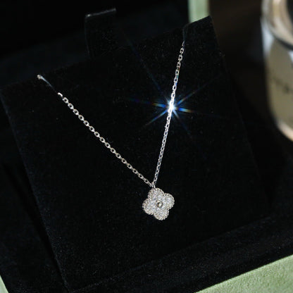 [⭐Novea]CLOVER MINI 9.5MM PENDANT DIAMOND NECKLACE