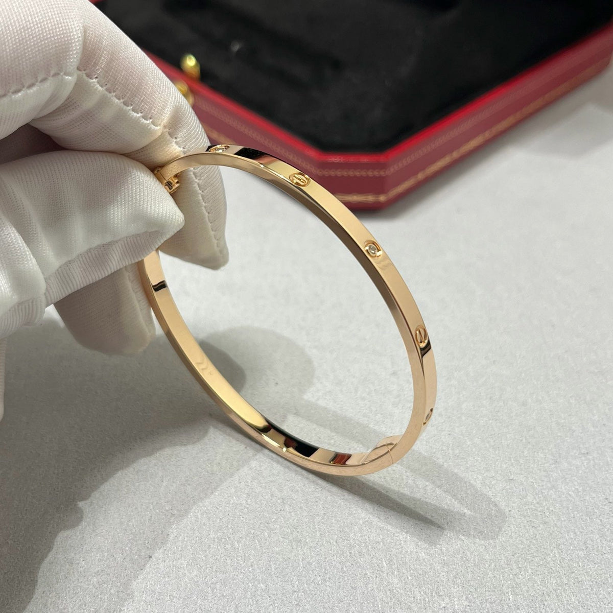 [⭐Novea]LOVE BRACELET 3.65MM 6 DIAMONDS