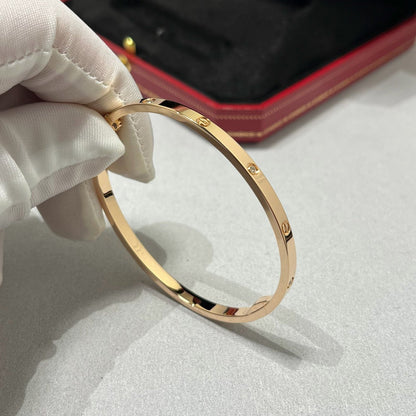 [⭐Novea]LOVE BRACELET 3.65MM 6 DIAMONDS