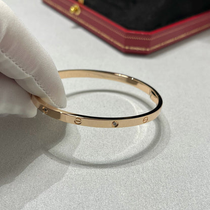 [⭐Novea]LOVE BRACELET 3.65MM 6 DIAMONDS