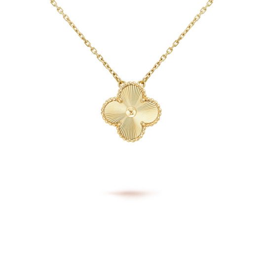 [⭐Novea]CLOVER 15MM LASER NECKLACE