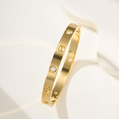 [⭐Novea]LOVE BRACELET 6.1MM 4 DIAMONDS
