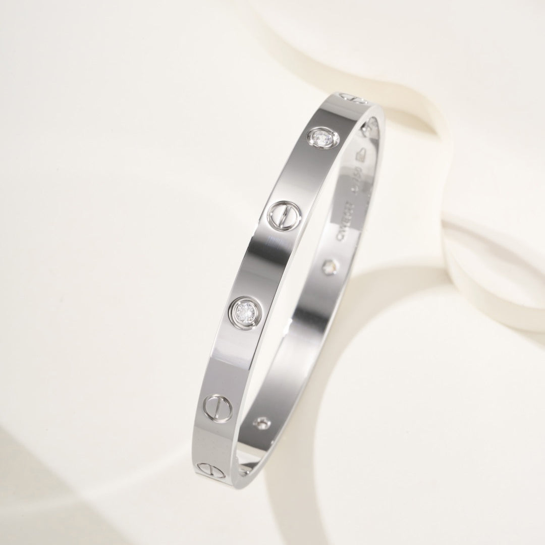 [⭐Novea]LOVE BRACELET 6.1MM 4 DIAMONDS