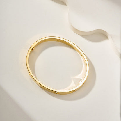 [⭐Novea]LOVE BRACELET 6.1MM 4 DIAMONDS