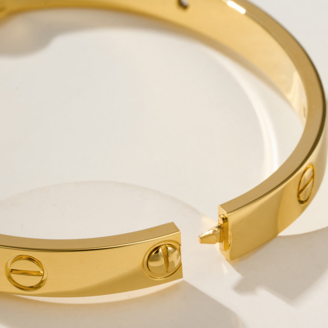 [⭐Novea]LOVE BRACELET 6.1MM 4 DIAMONDS
