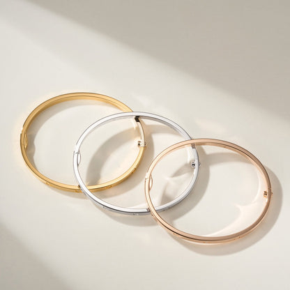 [⭐Novea]LOVE BRACELET 3.65MM 6 DIAMONDS