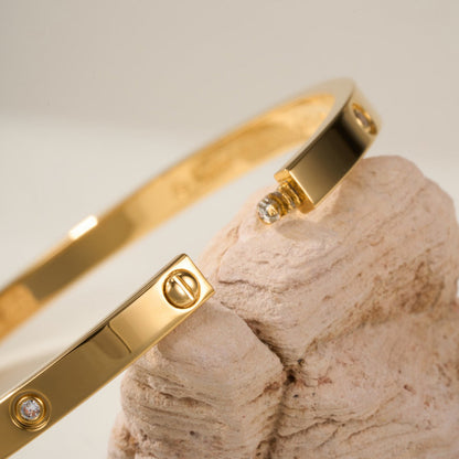 [⭐Novea]LOVE BRACELET 3.65MM 6 DIAMONDS