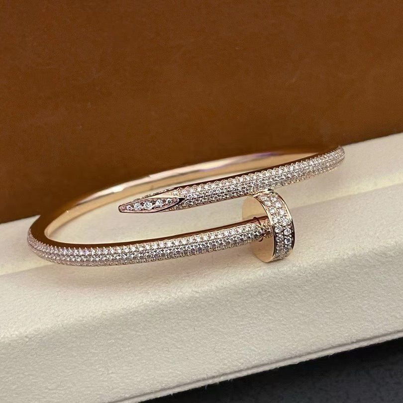 [⭐Novea]JUSTE BRACELET 3.5MM ALL DIAMONDS