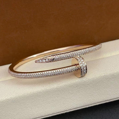 [⭐Novea]JUSTE BRACELET 3.5MM ALL DIAMONDS
