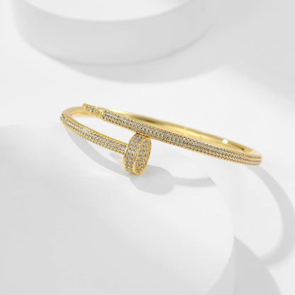 [⭐Novea]JUSTE BRACELET 3.5MM ALL DIAMONDS