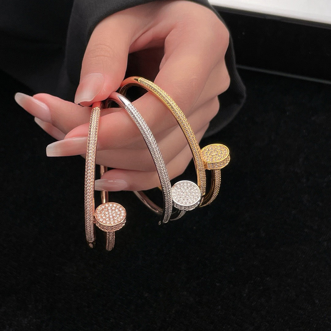 [⭐Novea]JUSTE BRACELET 3.5MM ALL DIAMONDS