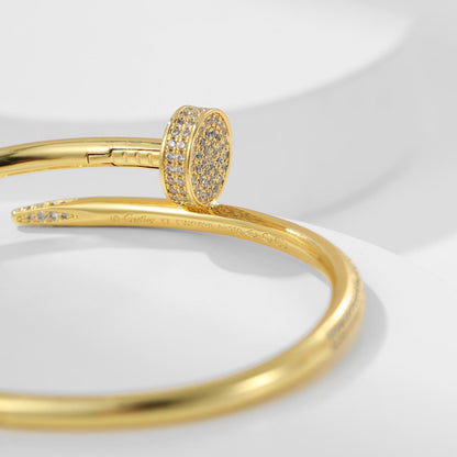 [⭐Novea]JUSTE BRACELET 3.5MM ALL DIAMONDS