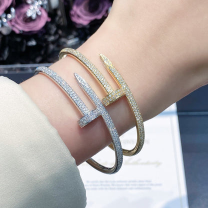 [⭐Novea]JUSTE BRACELET 3.5MM ALL DIAMONDS
