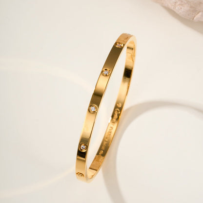 [⭐Novea]LOVE BRACELET 3.65MM 10 DIAMONDS