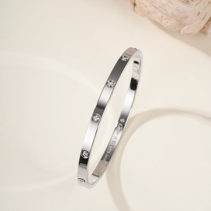 [⭐Novea]LOVE BRACELET 3.65MM 10 DIAMONDS