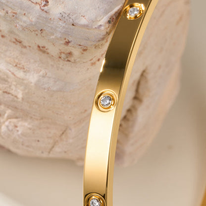 [⭐Novea]LOVE BRACELET 3.65MM 10 DIAMONDS