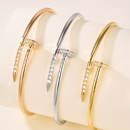 [⭐Novea]JUSTE BRACELET 2.5MM DIAMONDS