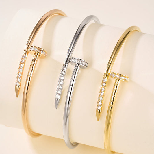 [⭐Novea]JUSTE BRACELET 2.5MM DIAMONDS