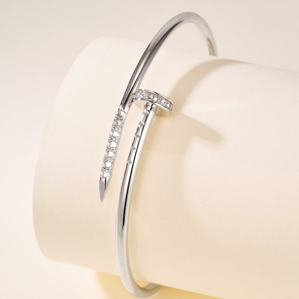 [⭐Novea]JUSTE BRACELET 2.5MM DIAMONDS