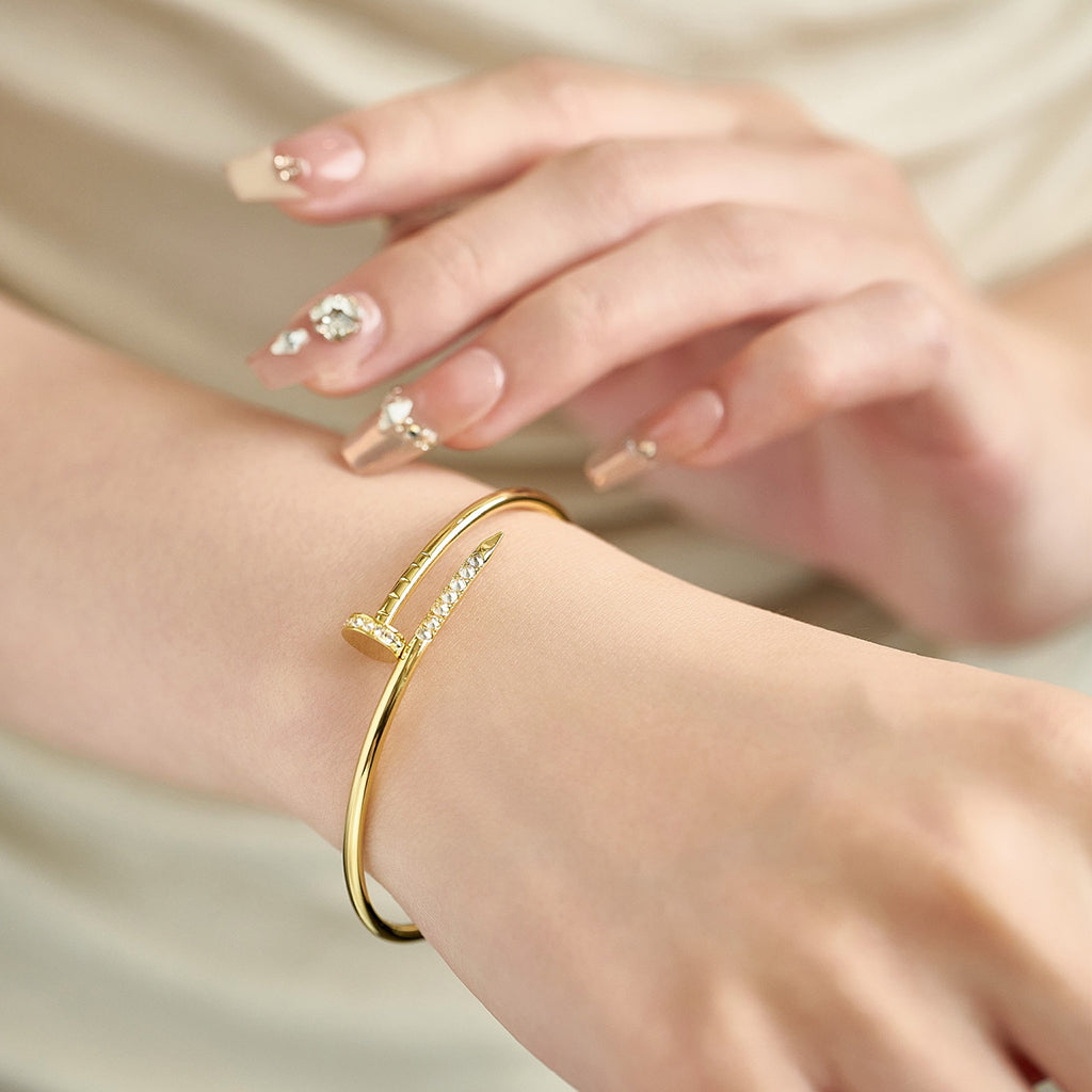 [⭐Novea]JUSTE BRACELET 2.5MM DIAMONDS