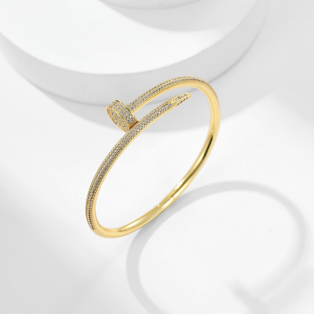 [⭐Novea]JUSTE BRACELET 3.5MM ALL DIAMONDS
