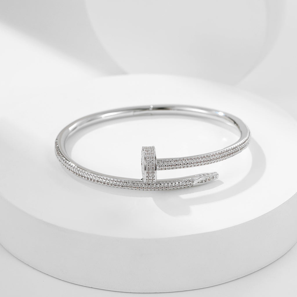[⭐Novea]JUSTE BRACELET 3.5MM ALL DIAMONDS