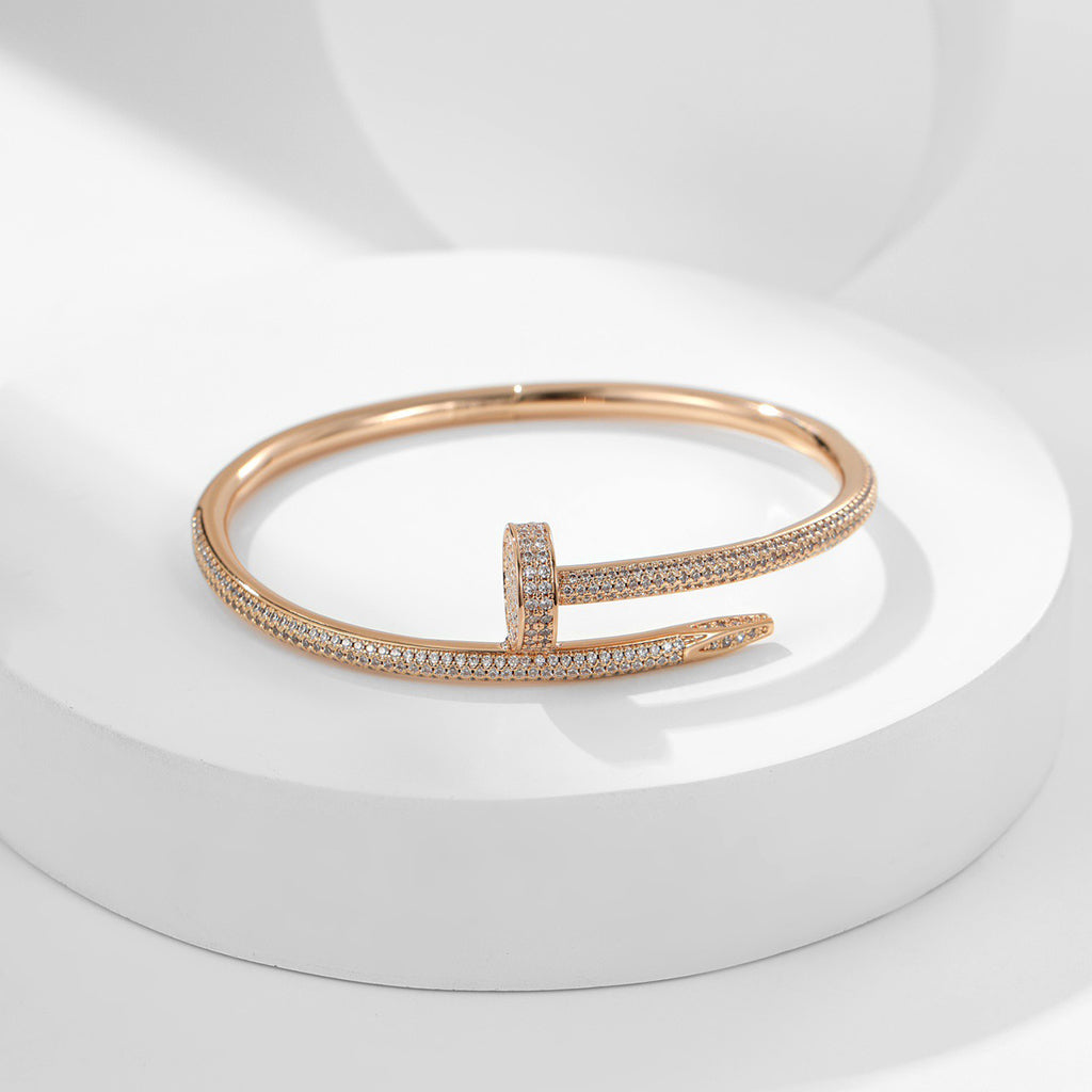 [⭐Novea]JUSTE BRACELET 3.5MM ALL DIAMONDS