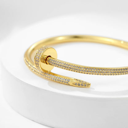 [⭐Novea]JUSTE BRACELET 3.5MM ALL DIAMONDS