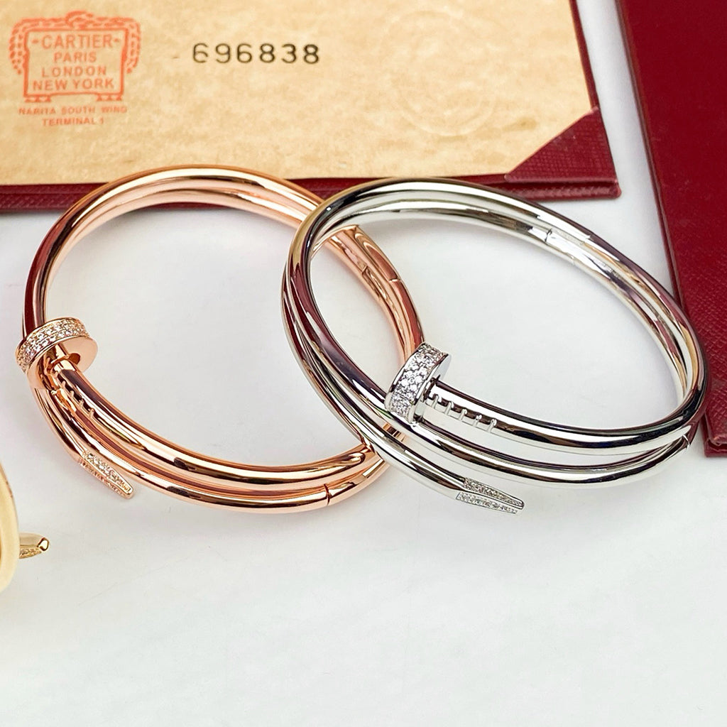 [⭐Novea]JUSTE BRACELET 3.5MM DOUBLE ROW DIAMOND