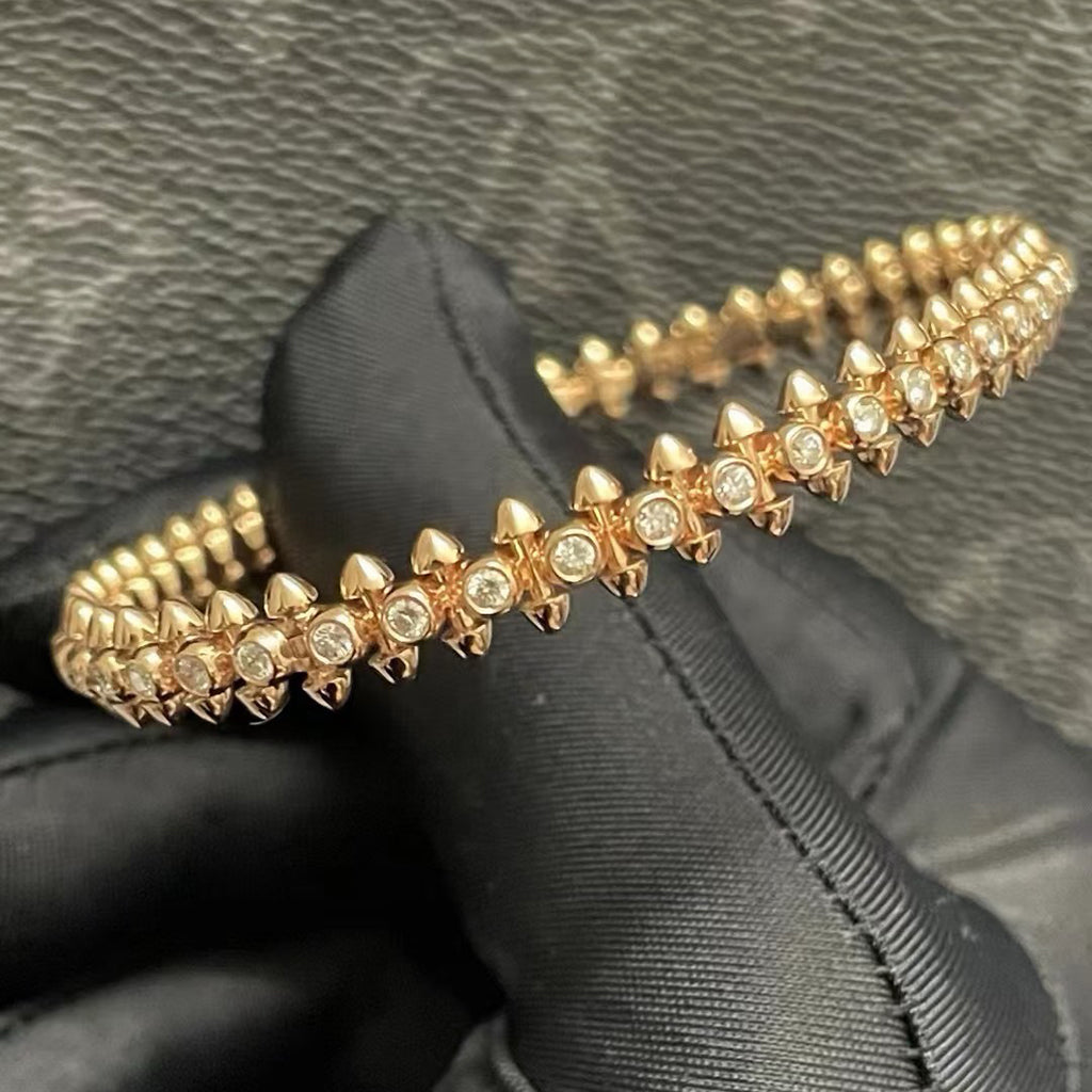 [⭐Novea]CLASH  BRACELET 8MM DIAMONDS