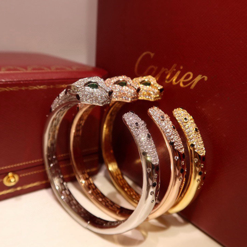 [⭐Novea]PANTHERE BIG BRACELET DIAMONDS