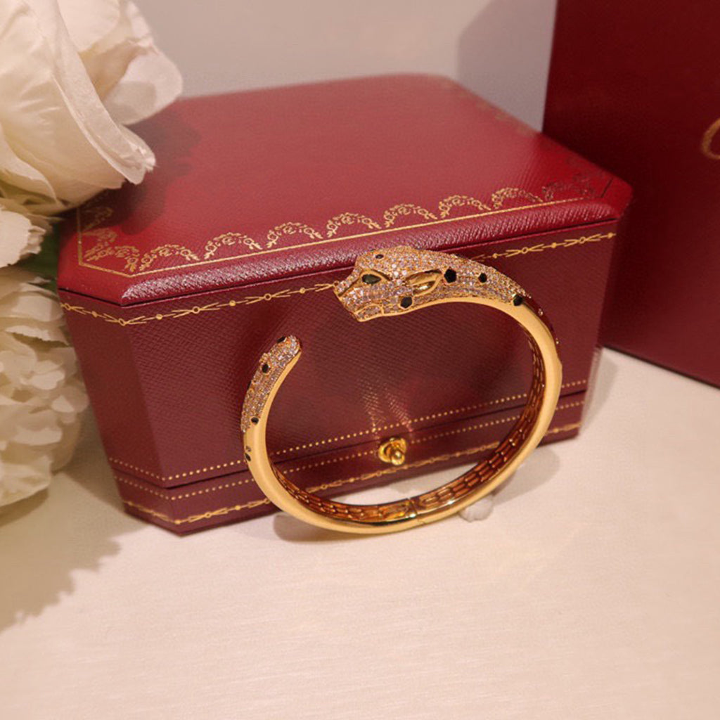 [⭐Novea]PANTHERE BIG BRACELET DIAMONDS