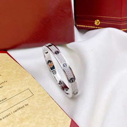 [⭐Novea]LOVE BRACELET 6.1MM DIAMOND-PAVED CERAMIC