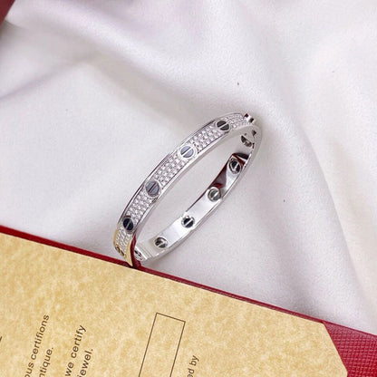 [⭐Novea]LOVE BRACELET 6.1MM DIAMOND-PAVED CERAMIC