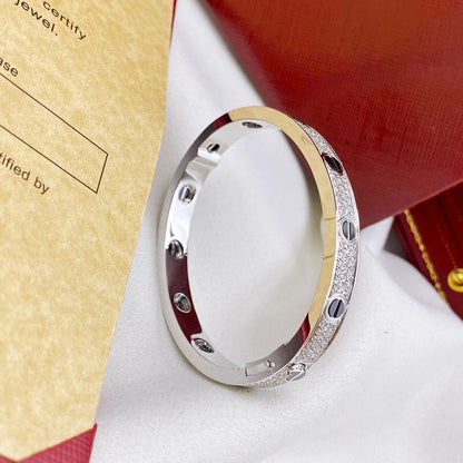 [⭐Novea]LOVE BRACELET 6.1MM DIAMOND-PAVED CERAMIC