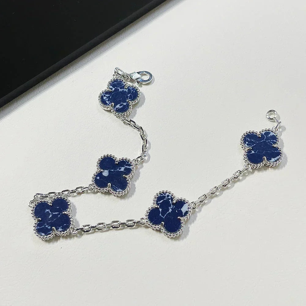 [⭐Novea]CLOVER 5 MOTIF PIETERSITE BRACELET COLLECTION
