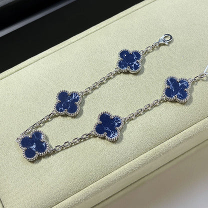 [⭐Novea]CLOVER 5 MOTIF PIETERSITE BRACELET COLLECTION