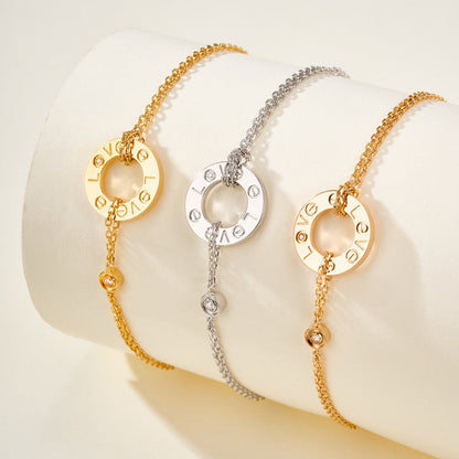 [⭐Novea]LOVE BRACELET 2 DIAMOND