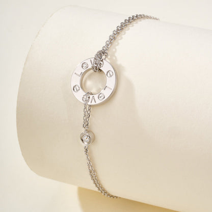 [⭐Novea]LOVE BRACELET 2 DIAMOND